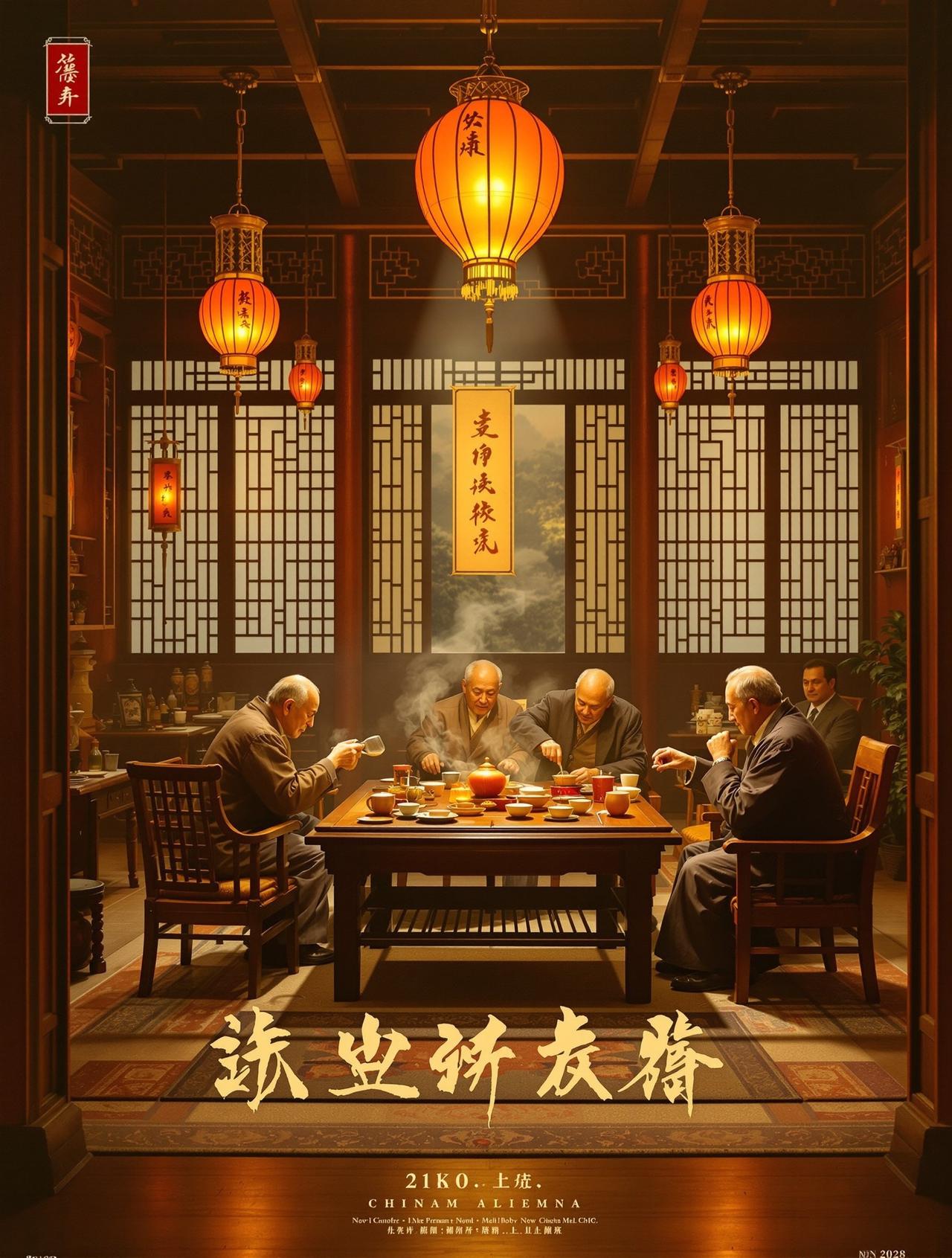宣宣影视网作品《老茶馆》海报